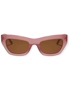 DIFF Katarina Sunglasses Guava Frame Brown Lens NWT